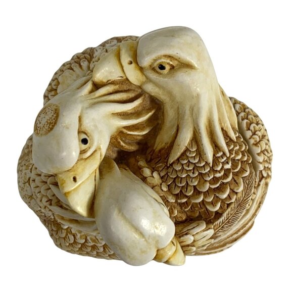 Harmony Kingdom Queens Counsel Eagles Figurine Trinket Box Resin Made In England - Picture 2 of 8